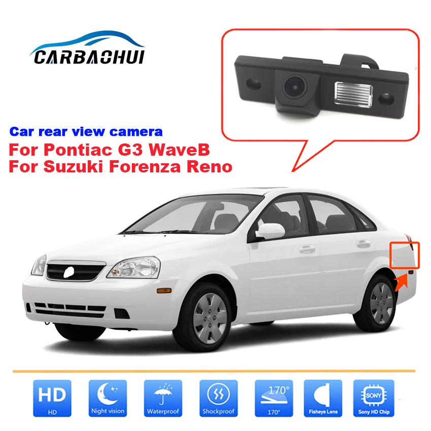 

Автомобильная лампа для Pontiac G3 WaveB для Suzuki Forenza Reno 2007 ~ 2018 Водонепроницаемая Высококачественная CCD Full HD камера