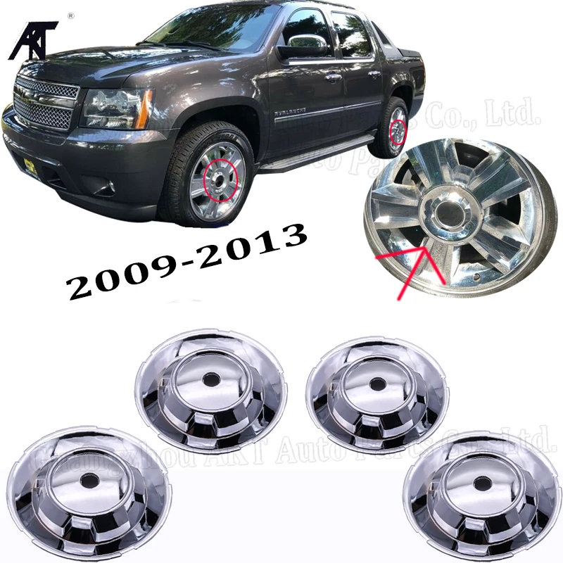 

Колпачок ступицы колеса 4 шт./лот для 2009-14 Chevy Tahoe avalsilverado Chrome 9597347 колпачок ступицы