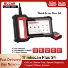 THINKCAR Оригинальный Автомобильный сканер Thinkscan Plus S4 OBD2 опционально 3 перезаправки автомобильный диагностический инструмент ECMTCMABSSRSBCM система