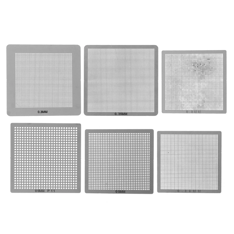 27 шт BGA трафареты универсальные прямой обогрев для SMT SMD Chip Rpair 4XFD | Инструменты