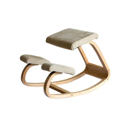 Эргономичное кресло на коленях стул мебель деревянное качалка для компьютера