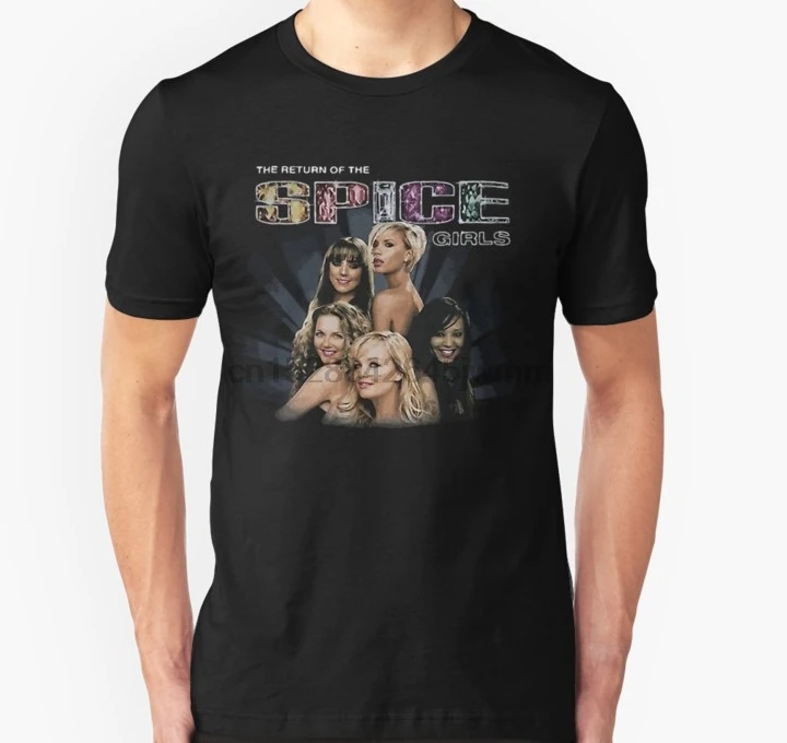 Мужская футболка с коротким рукавом унисекс надписью RETURN OF THE SPICE для девочек