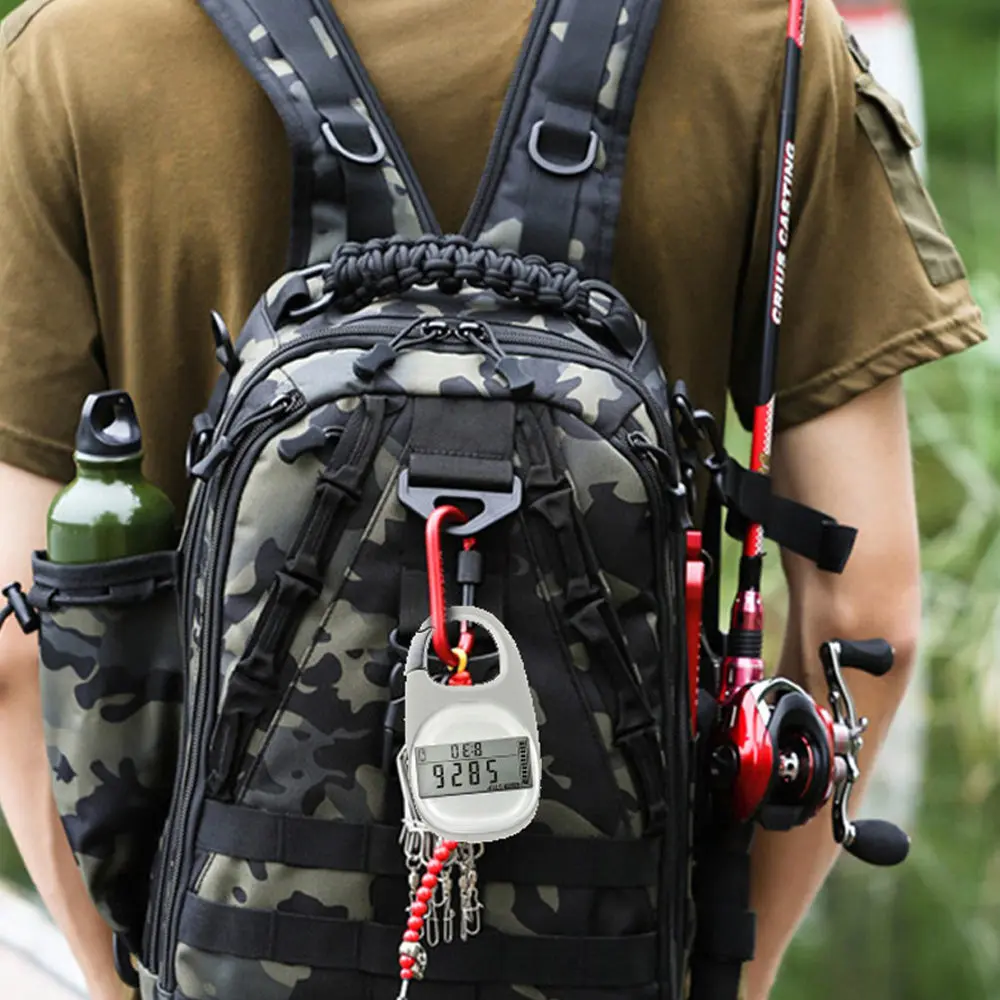 

Carabiner Type Pedometer Portable Sports Pedometer Running Pedometer for Outdoor