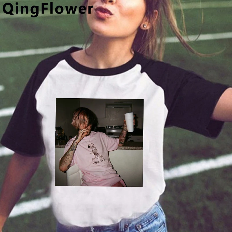

Lil Peep t shirt top tees women graphic tees women couple clothes streetwear top tees summer top tumblr graphic tees women