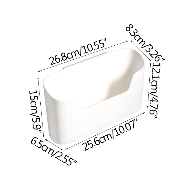 

Refrigerator-Mounted Side Shelf Bathroom Makeup Organizer Toiletries Storage Container Shelves Kitchen Cabinet Storage Box