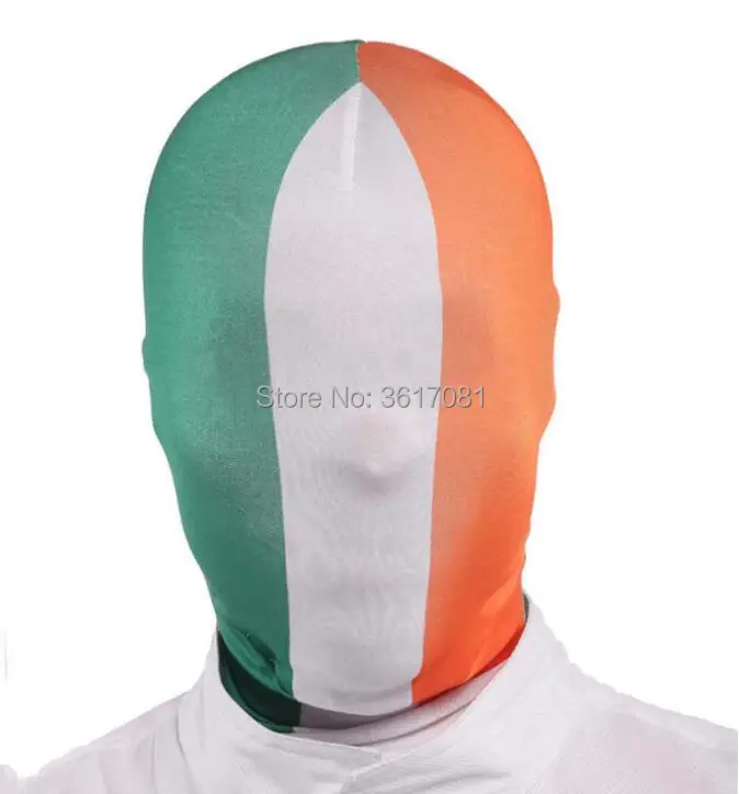 Костюм зентай унисекс с русским национальным флагом масками для Хэллоуина на