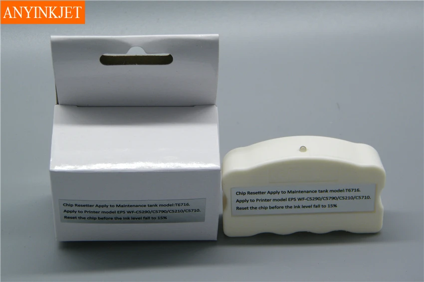 Высокое качество 5710 5290 ремонтный резервуар чип ресеттер для Epson WF-C5210 C5710 C5290 C5790 PX-S884 резервуар ресеттер