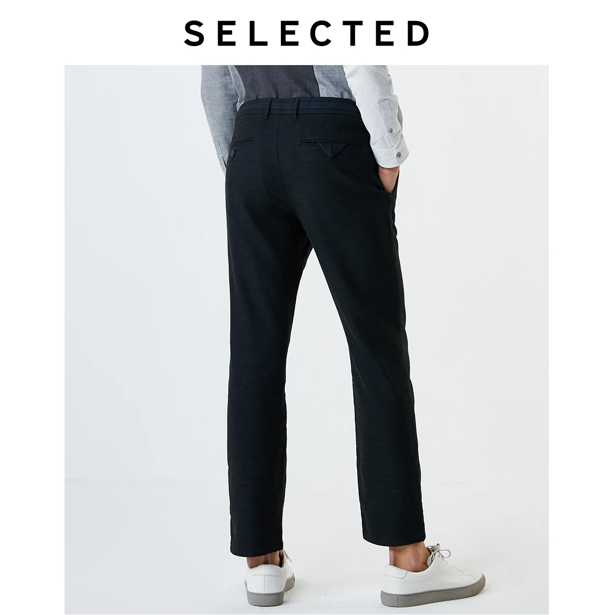 Избранные мужские хлопковые летние деловые повседневные брюки с новой текстурой