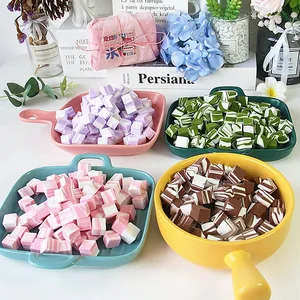 Квадратные губки Boxi, добавки для слайма, пенопластовые принадлежности, Набор для творчества, наполнитель для брызг, аксессуары для пушистого облака, чистый слайм, в наличии