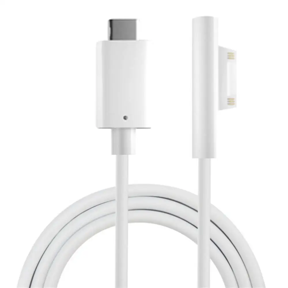 Кабель адаптер зарядный Besegad USB Type C 1 5 м 15 в для Microsoft Surface Pro 6 4 3 Pro6 Pro5 Pro4 Pro3