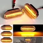 2x боковые габаритные огни для Seat Ibiza 6L Cordoba To led o Leon 1M Skoda Octavia, динамичессветодиодный указатель поворота, мигающий индикатор