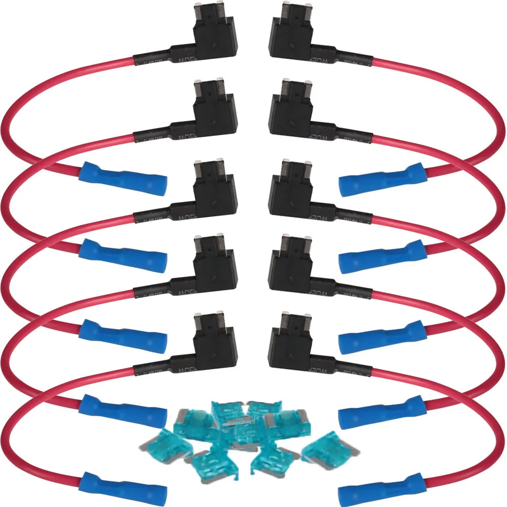 Мини адаптер CAN TAP 15 А 10 шт.|fuse circuit|fuse tap adaptercar fuse adapter |
