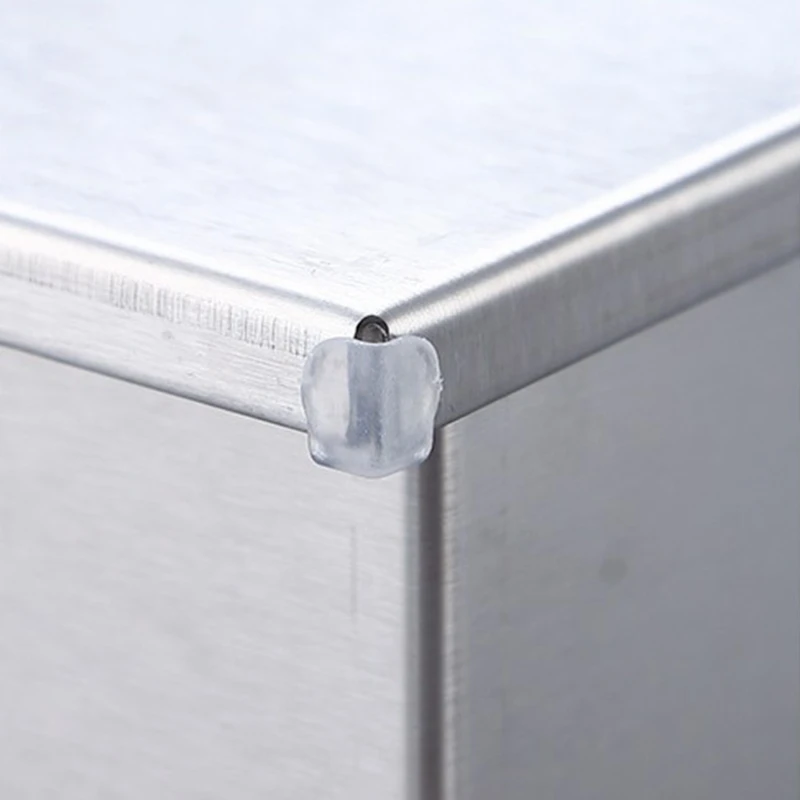 

T84E Seasoning Jars Storage Stainless Steel Square,Container with Cover for Kitchen Spice Box Compartments Salt Sugar Storage