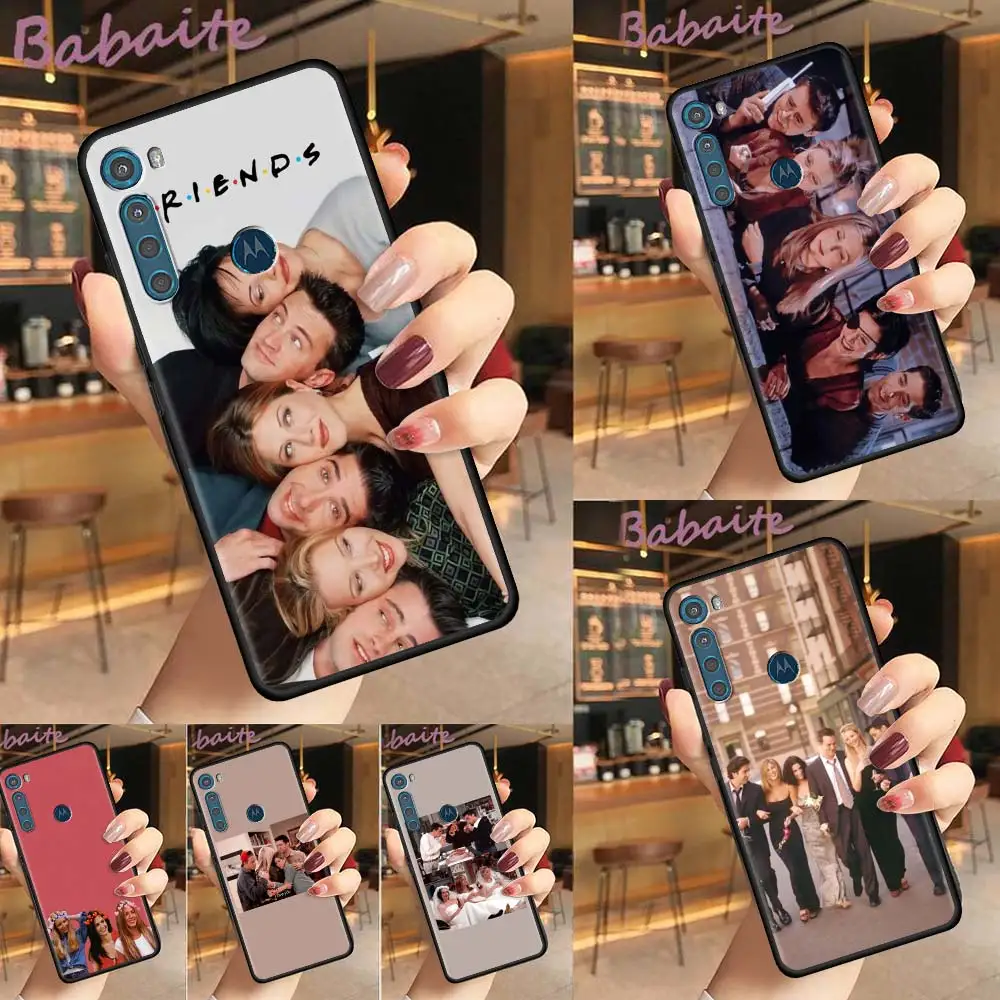 

Silicone Phone Cases For Motorola One Fusion G9 Play G8 Power Edge Plus E6s G30 Cover Soft Mobile Case Friends TV Show