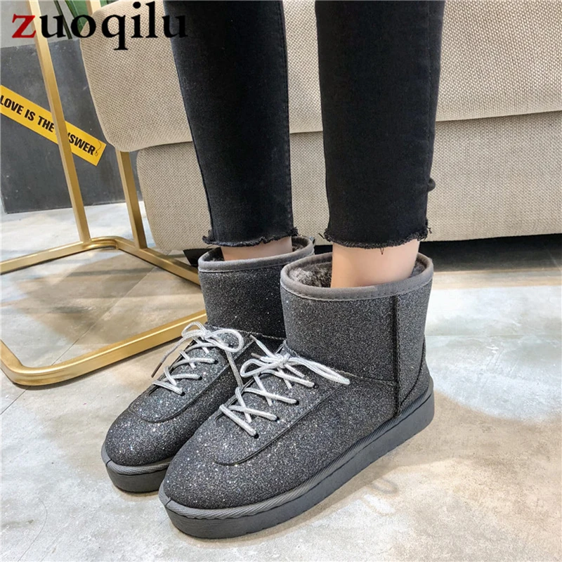 Женские ботинки ботильоны для женщин с круглым носком зимние женская обувь на