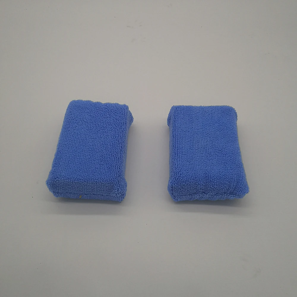 JUFVXEEB Microfiber Car Cleaning Applicators Washing Sponge Automobile Cloths Wax Polishing Pad Detailling | Автомобили и
