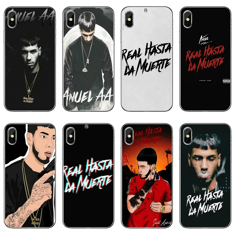 Чехол Anuel AA Real Hasta La Muerte для Sony Xperia Z5 C6 L2 XA1 XA2 XZ1 XZ2 compact Premium LG G5 G6 G7 Q6 Q7 Q8 Q9 V30 V20 V10 |