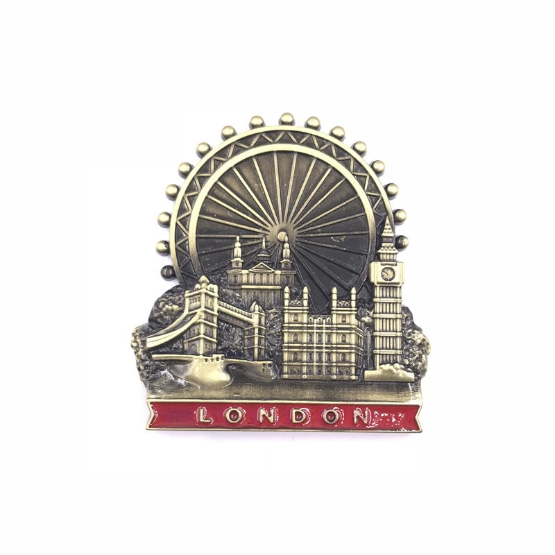 Металлические магниты на холодильник ручной работы европейские Дубай США