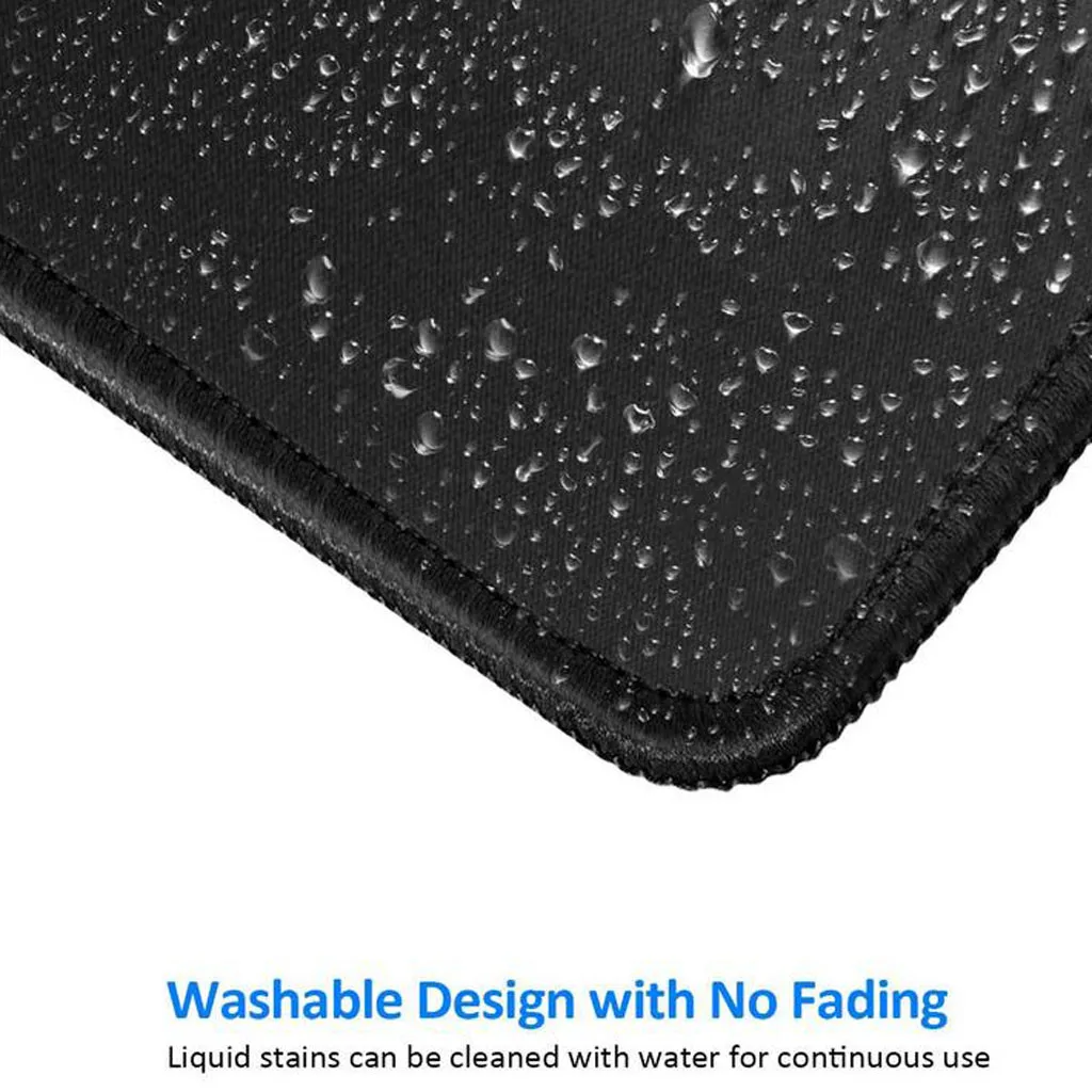 

3PC Mouse Pad Computer Mouse Pad With Non-slip Rubber Base Washable Mousepads Extra Large Mouse Pad