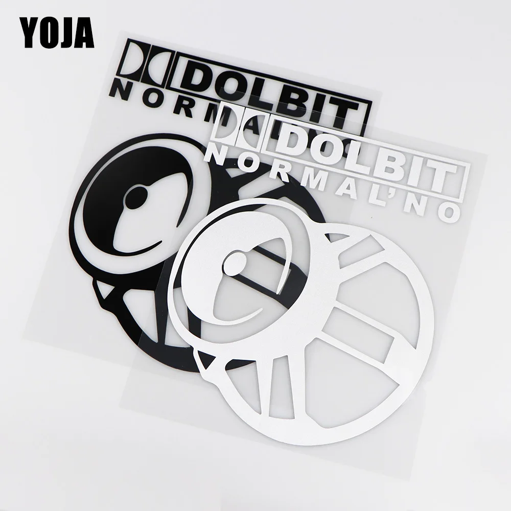 YOJA 14.8X18.5CM Dolbit нормально 'no креативные виниловые автомобильные наклейки на окна