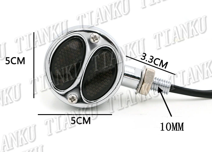 Металлический светодиодный поворотник для Kawasaki Vulcan Classic VN 400 VN500 VN800 900 1200 1500 1600