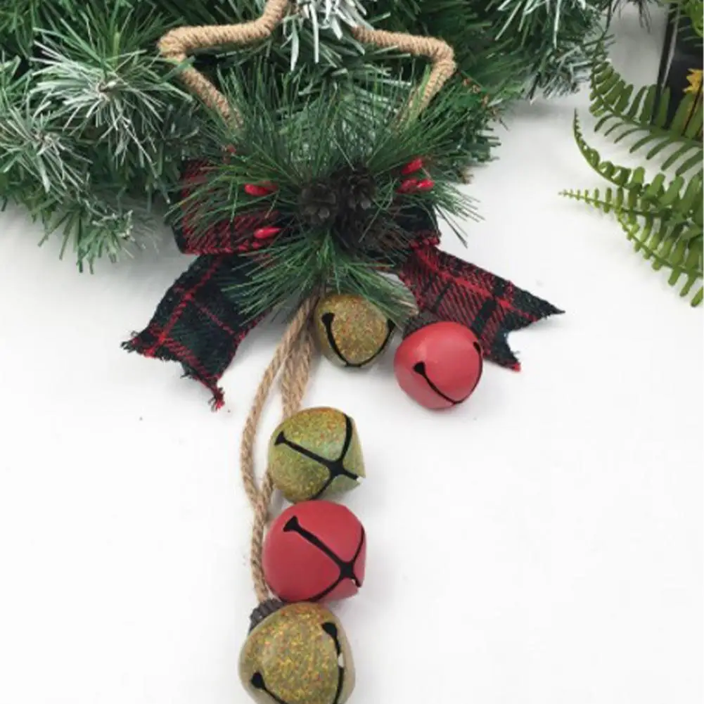 Декор для рождественских колокольчиков подвесной креативный ржавый старый