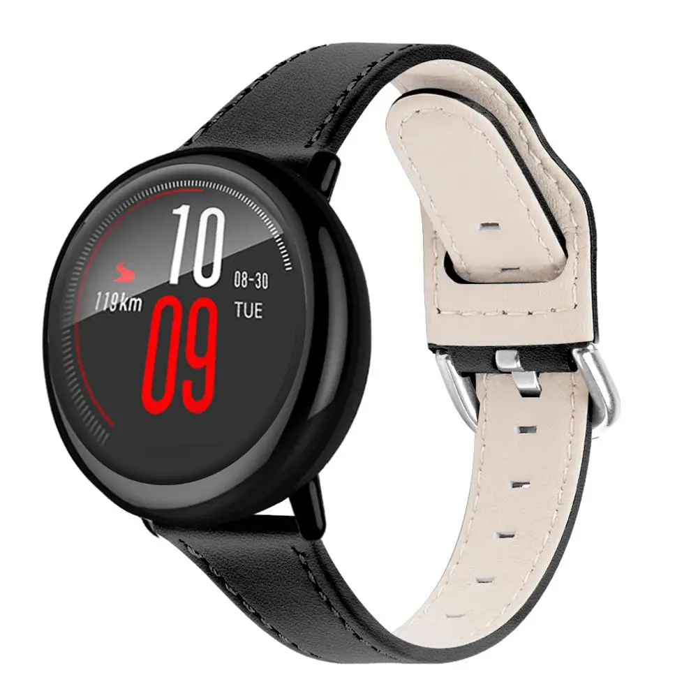 Одежда высшего качества Замена кожаный ремешок для Xiaomi Huami AMAZFIT Stratos 3 2 2s темп