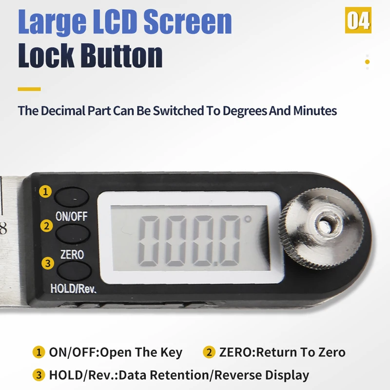 Цифровой транспортир угловая линейка цифровой фотометр Гониометр электронный