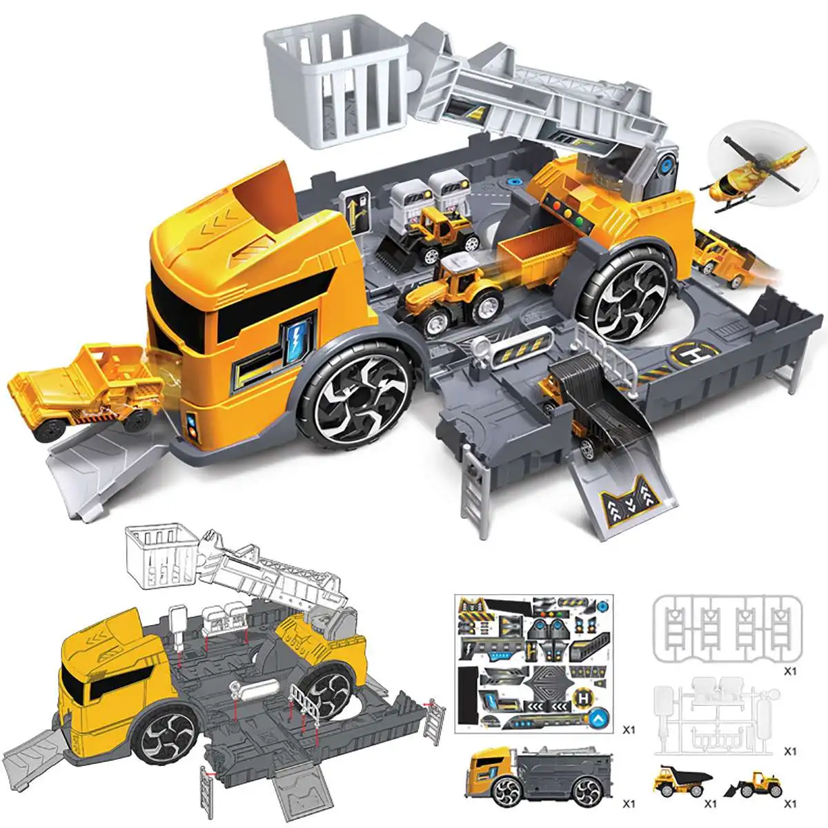 

Большой набор строительных грузовиков масштаб 1:24, игрушки, мини литые модели автомобилей из сплава, инженерные игрушки, транспортные средс...