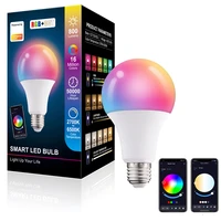 10w bluetooth smart light bulb b22 e27 led rgb lamp tuya app mobile phone control intelligent rgbwhite dimmable timer bulb