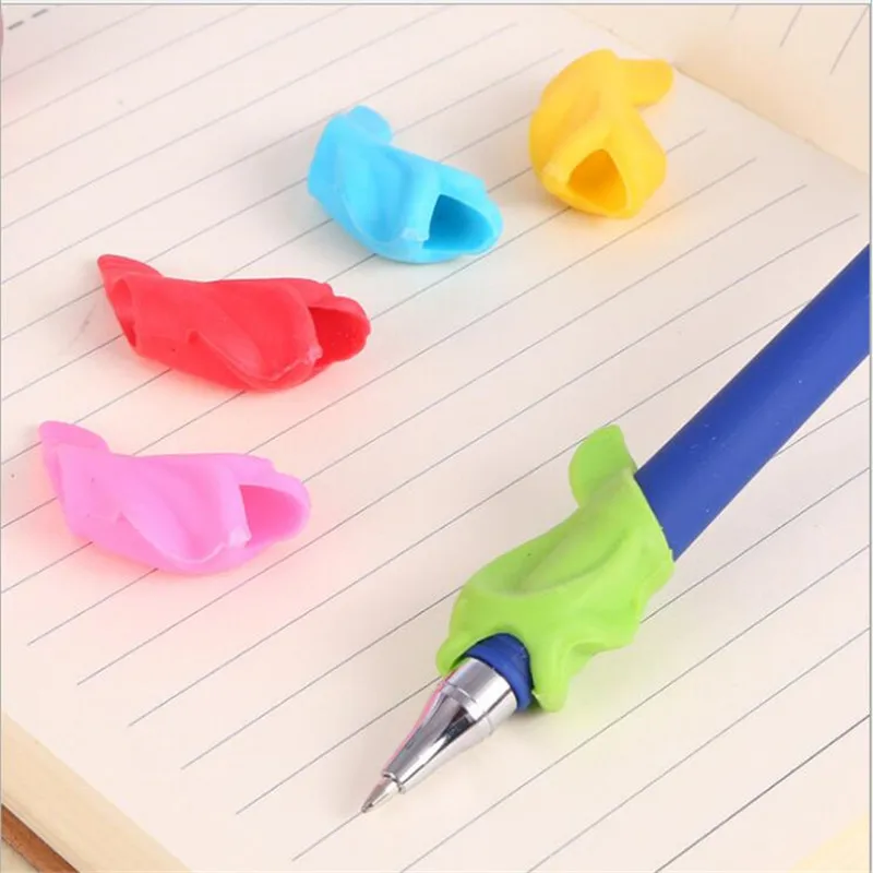 5 шт./пакет Силиконовые рыбы Дельфин карандашница Детский письменный Корректор