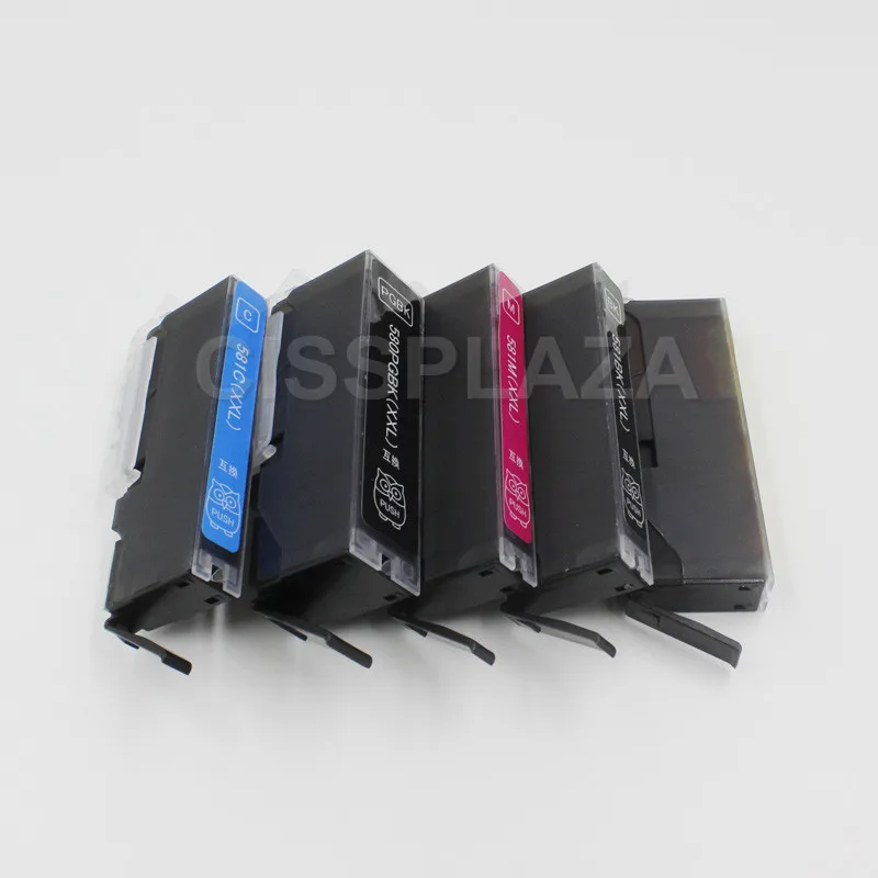CISSPLAZA PGI-580 CLI-581 полный картридж совместимый для Canon PIXMA ts705 TR7550 TR8550 TS6150 TS8150 TS9150 TS9155