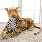 90 см гигантские моделирование леопардовое пальто плюшевые игрушки, плюшевые игрушки животных подарок на Новый год плюшевая зверушка