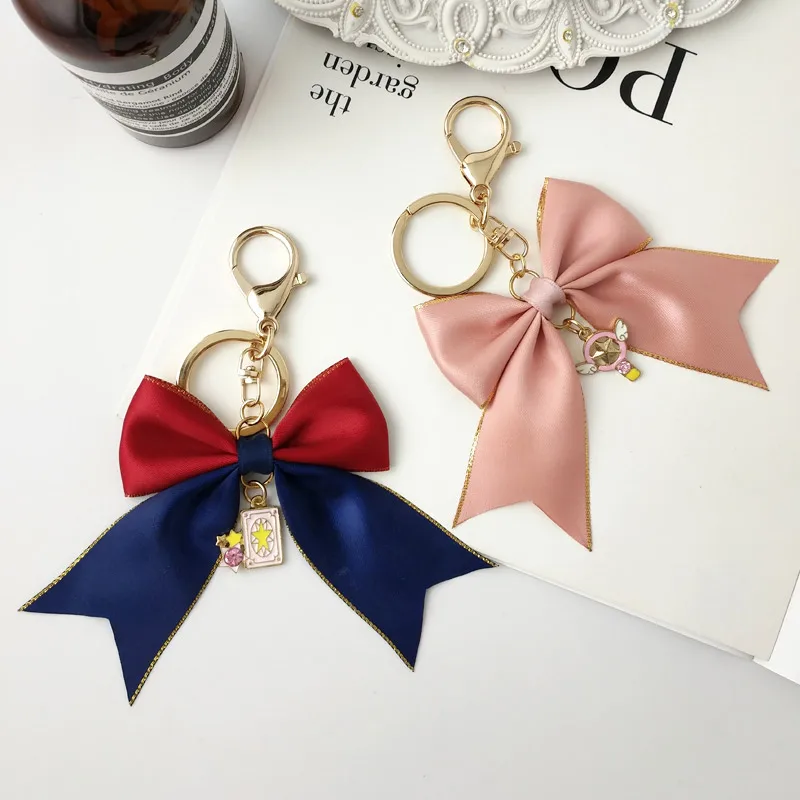 

Childhood Classics Anime Trinket Keychains Accessories Sailor Moon Key Chain Beautiful Jewelry Car Bags Keyring Girl Kawaii Gif