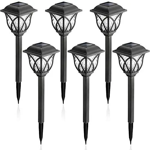 

4 Pack Solar Pathway Lights Outdoor, LED Solar Garden Lights, Waterproof Solar Landscape Lights for Lawn, Patio, Yard, Garden