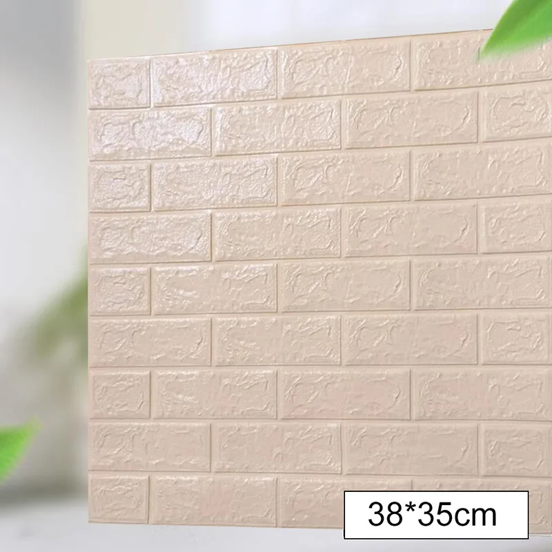 3D кирпичная стена стикер s DIY Декор самоклеющиеся водонепроницаемые обои для