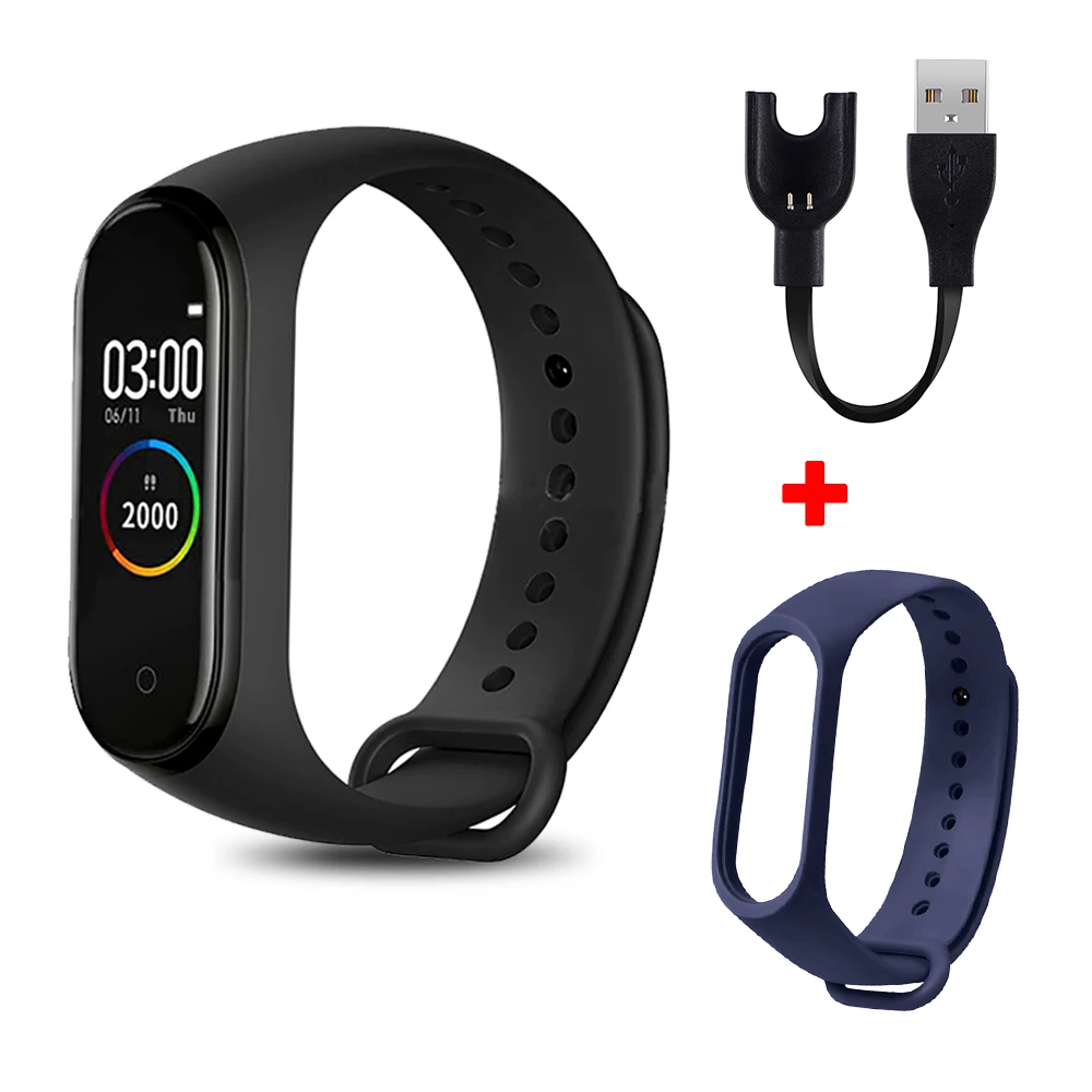 

M4 Men Women Smart Bracelet Blood Pressure Heart Rate Monitor Bluetooth sport Watches
