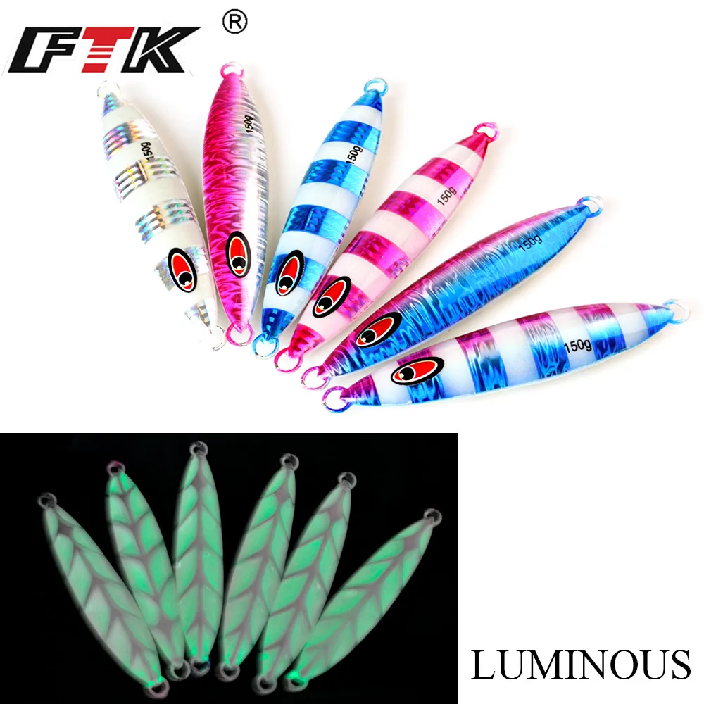 FTK приманка для рыбной ловли блесна в виде ложки 80-200 г заброса крючкового