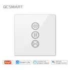 Переключатель для штор Tuya Smart Life, Wi-Fi переключатель для электрических рулонных жалюзи с электроприводом, Google Home, Голосовое управление Alexa