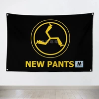 new pants rock band poster cloth flag banner hanging pictures music festival musical instrument store decor
