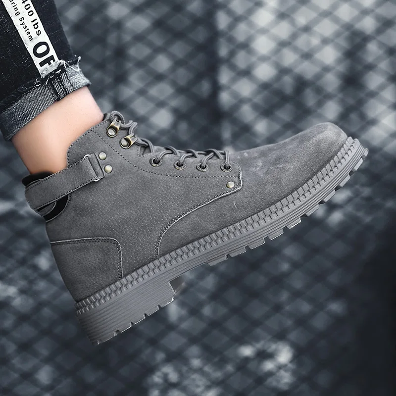 

Spring Casual Shoes Men's Boots Shoes Causal For Men Sneakers Casual Sports Mens Dress Hot Sale Leather Slip On Sport Work