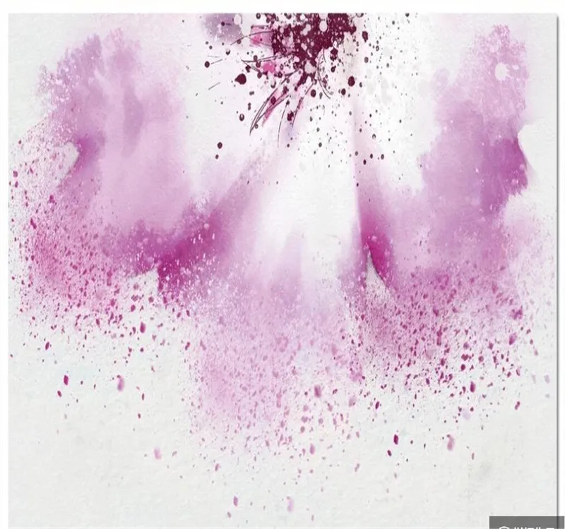 Большой домашний декор на заказ Настенные обои розовый фиолетовый креативная