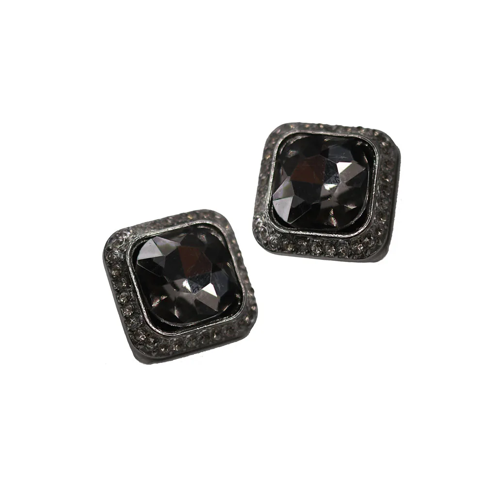 Хорошее качество 21 мм металлические стразы пуговицы для украшения свитера