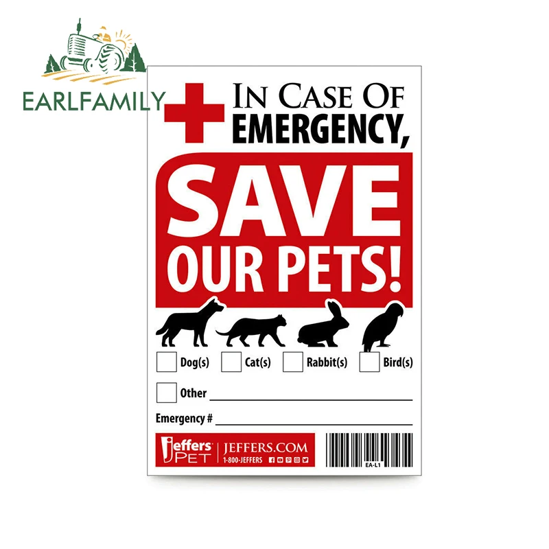 EARLFAMILY 13 см x 8,7 см для сервисной собаки аварийно-спасательная личность Автомобильная Наклейка виниловая Автомобильная оберточная наклейка личность креативная