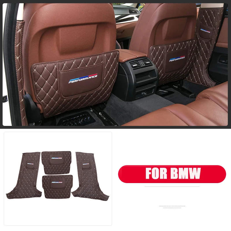 Защитный коврик для автомобильного сиденья декоративный против ударов BMW F10 F15 F25
