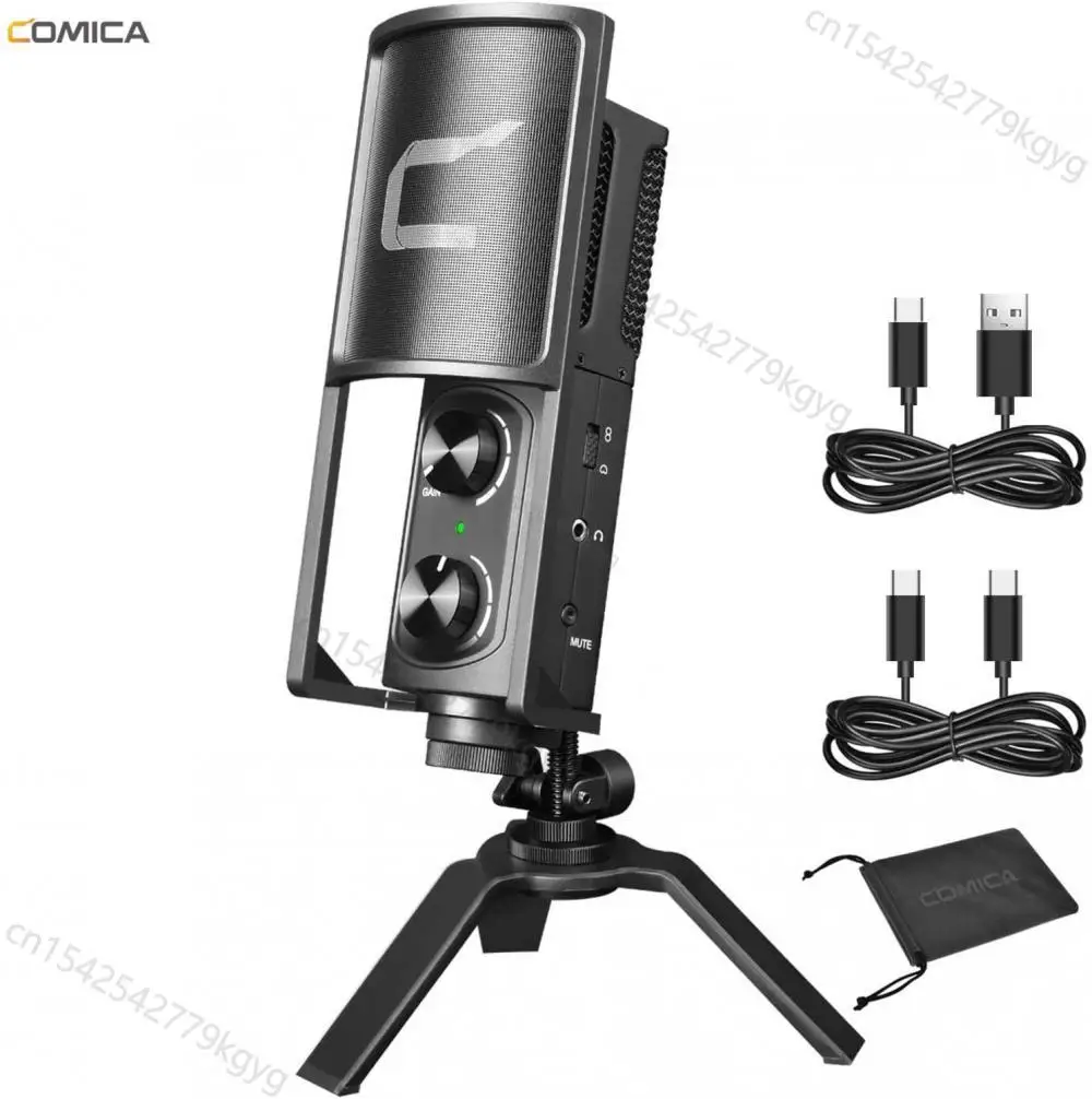 

Comica STM-USB Voice Recorder Condenser Microphone for Phone PC Professional Studio Recording Live Streaming Mic Mikrofon Audio