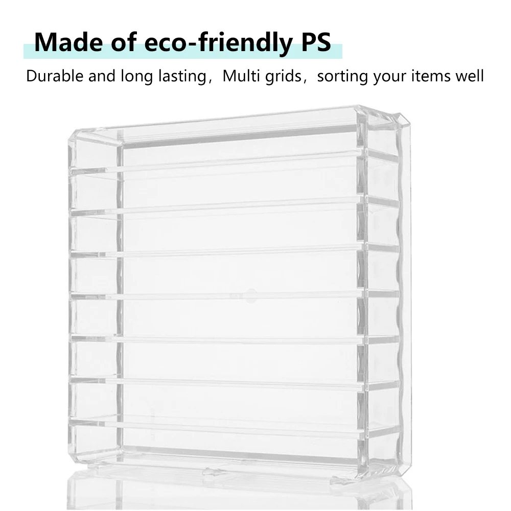 1 шт. акриловый прозрачный органайзер для макияжа коробка хранения губной помады