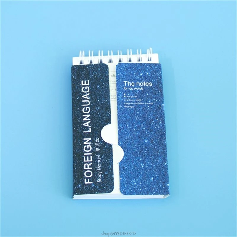 

80 Sheets Japanese Pocket Kawaii Cartoon Students Vocabulary Notebook English Words Card Kids Study Memo Notes Manual Bo Mar03