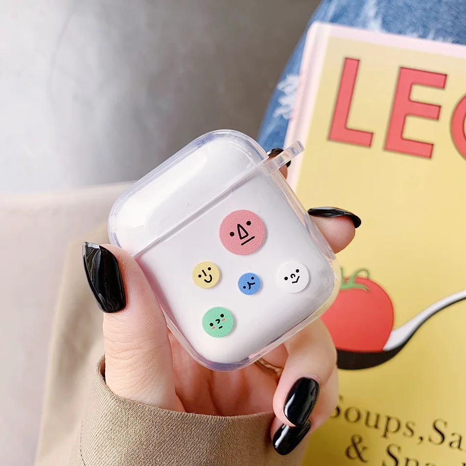 A17 Прекрасный для Airpods2 беспроводной зарядный чехол силиконовый мягкий ТПУ чехол для Air Pods Чехлы милые брелоки Противоударная коробка для наушников сумка - Цвет: A17