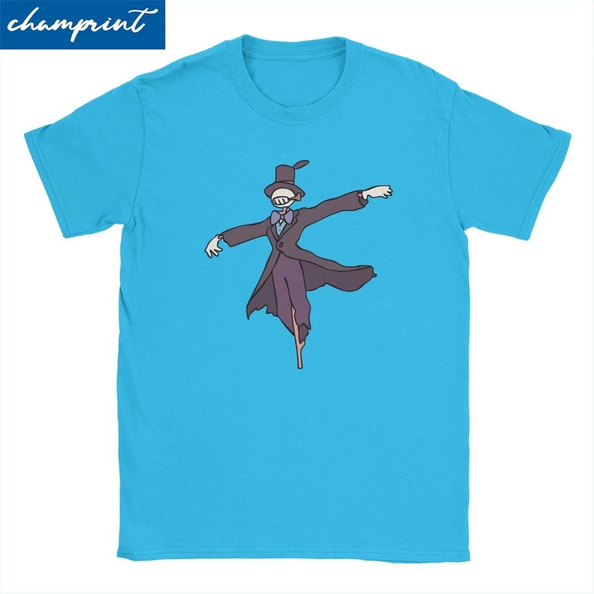 

Humorous Howl's Moving Castle T-Shirt Men Crew Neck T Shirts Ghibli Miyazaki Anime Short Sleeve Tee Shirt 4XL 5XL 6XL Clothing